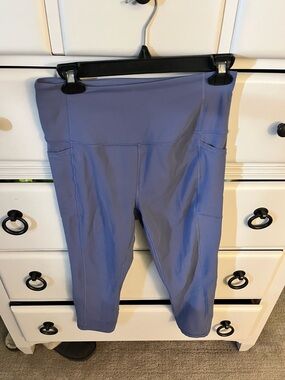 RBX Lavender-Blue Capri Leggings